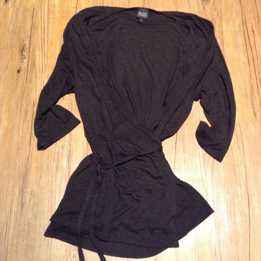 Eileen Fisher wrap top